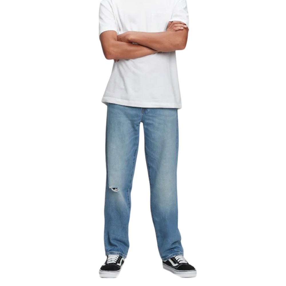 Gap Teen Original Fit Jeans with Washwell Teen Boys Size 20 Distressed